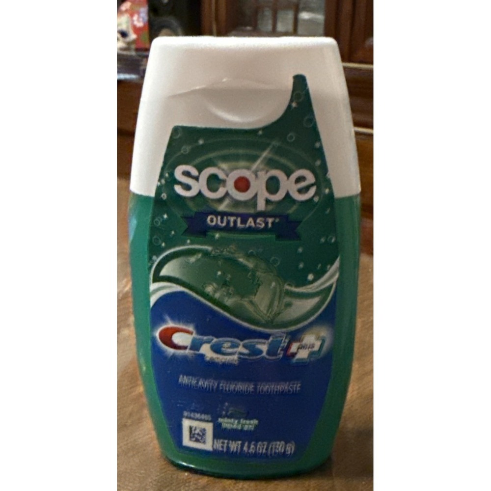 Crest Complete Plus Scope Liquid Gel Toothpaste, Minty Fresh, 4.6 oz